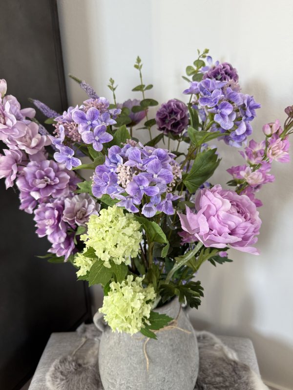 Lavender Mist - in grijze pot - Afbeelding 3