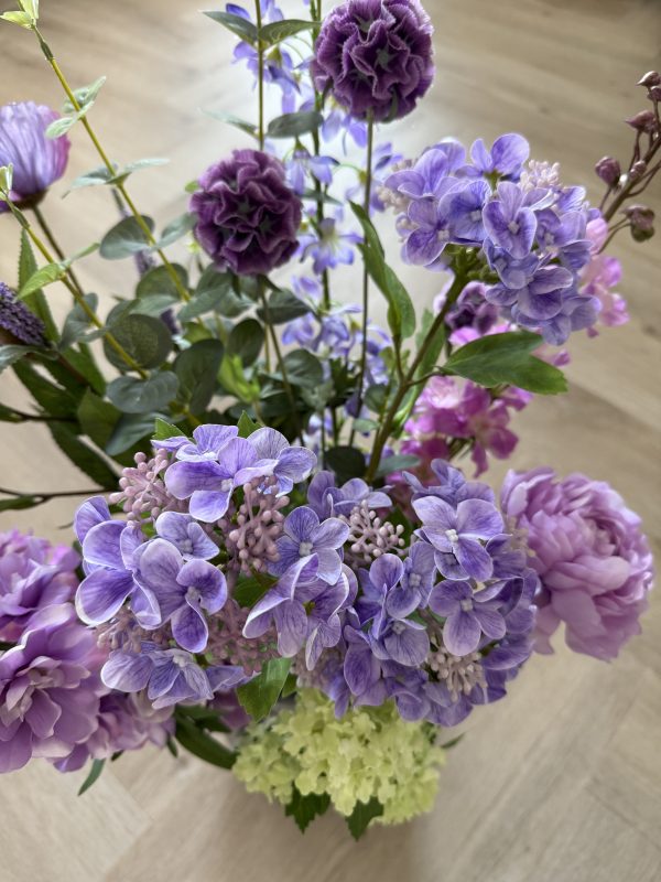 Lavender Mist - in grijze pot - Afbeelding 4