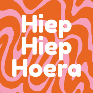 Tegeltje - Hiep hiep hoera