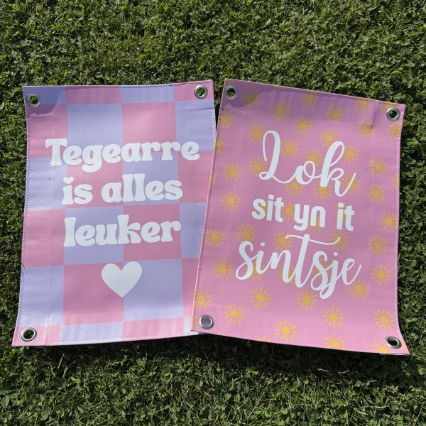 Tuinposter - Lok sit yn it sintsje - Afbeelding 3