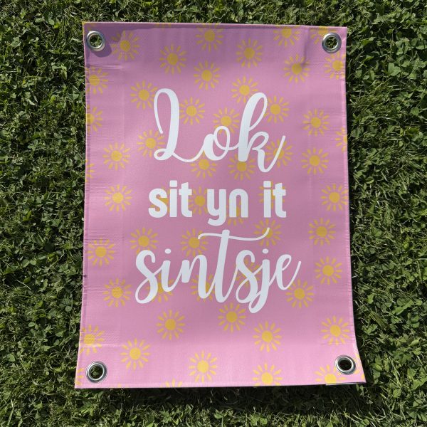 Tuinposter - Lok sit yn it sintsje - Afbeelding 2