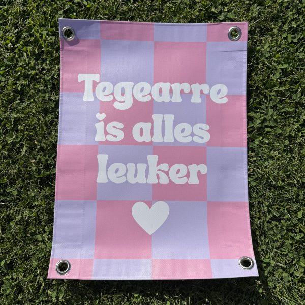Tuinposter - Tegearre is alles leuker - Afbeelding 2